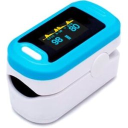 Pulsioxímetro portátil digital: Con sensor integrado para la medición de la saturación de oxígeno en sangre y el pulso cardíaco (con funda)