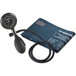Tensiómetro aneroide Riester e-mega negro: un tubo sin látex y brazalete desinfectable (dos medidas disponibles)