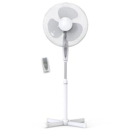 Ventilador de pie Briebe 40 cm control remoto altura regulable 3 velocidades