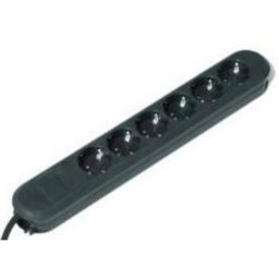 Regleta Bachmann SMART 6 Tomas con Protección y Cable 3 m Interruptor, Carcasa Plástico