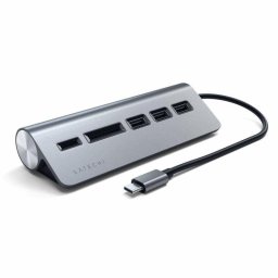 Hub USB-C Satechi ST-TCHCRM 5 Puertos Gris USB 3.2 Gen 1