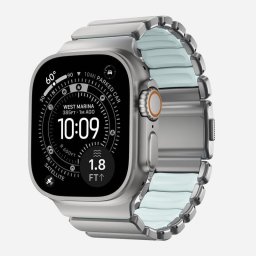 Pulsera Nomad Titanio Natural para Apple Watch Ultra 1-11 y SE