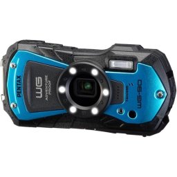 Cámara Compacta Pentax WG-90 16MP Zoom 5x USB Type-C Sumergible Azul