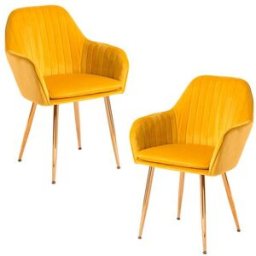 RegalosMiguel Pack 2 Sillas Chic Golden