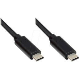 GOOD CONNECTIONS GC M0113 - Cable USB 3,0, conector C a conector C, CU, negro, 1 m..