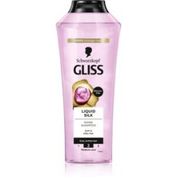 Gliss Liquid Silk Champú Regenerador Para Fortalecimiento Y Brillo De Cabello 400 Ml