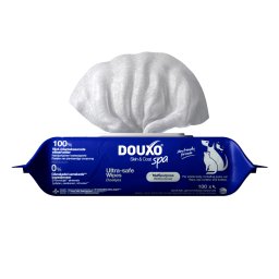 Toallitas DOUXO Skin & Coat Spa para mascotas - 100 unidades