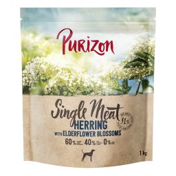 Purizon Single Meat Arenque con flores de saúco - 4 x 1kg