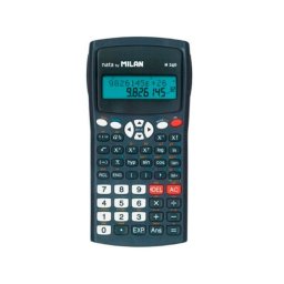Calculadora Milan Cientifica M240 Black 2 Lineas 240 Funciones 10+2 Digitos Negra Con Tapa
