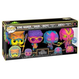 Funko Pop Marvel Black Panther Wakanda Forever Pack de 4 King Namor/Shuri/Okoye/Aneka