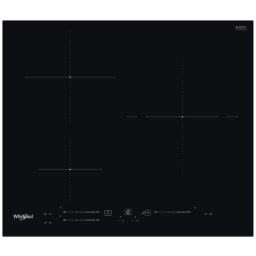 Placa de inducción Whirlpool 3 zonas 60cm Integrada Vidrio y cerámica Negra