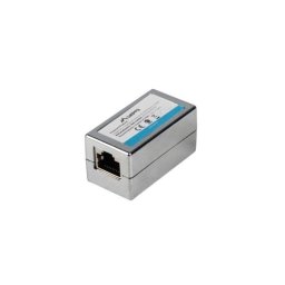 Cambiador de género Lanberg AD-RJ45-RJ45-OS6 RJ-45 hembra a RJ-45 hembra metálico plata