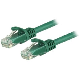 Cable Ethernet StarTech Cat6 5m RJ45 Snagless Verde cobre chapado oro UTP PoE