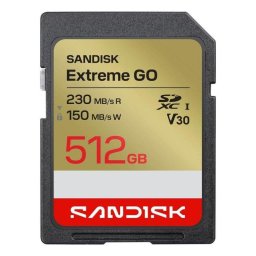Tarjeta SD Sandisk Extreme GO 512 GB SDXC UHS-I 230 MB/s U3 V30