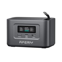 Estación de energía AFERIY Nano100 99,2Wh 3 puertos USB LiFePO4 Cable Type-C telescópico