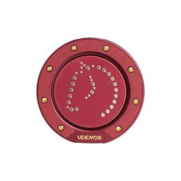 Udemos Soporte Anilla Magnética Freeflow Wind Compatible Con Anillo Magnético, Rojo