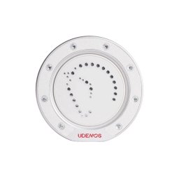 Udemos Soporte Anilla Magnética Freeflow Wind Compatible Con Anillo Magnético, Blanco