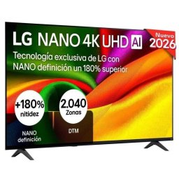 TV LG NANO 4K UHD AI 85NU8E0B3LA 85" 4K UHD 60Hz Smart TV WebOS HDR10
