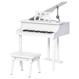 Homcom Piano de Cola Infantil 30 Teclas con Atril Taburete
