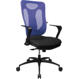 TST NETPRO100 BL - Silla de oficina TOPSTAR Net Pro 100, azul