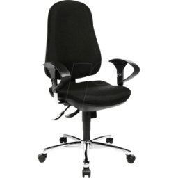 TST SUPPORTSD SW - Silla de oficina TOPSTAR apoyo syncro deluxe, negro