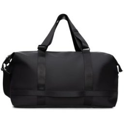 Rains Bolsa de viaje OTG Weekend impermeable. Negro