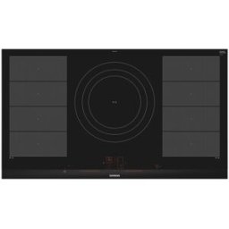 Siemens Placa inducción 3 zonas de cocción iQ700- EX975LVV1E. Negro