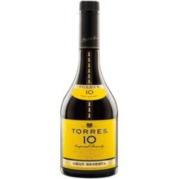 Torres 10 Brandy - Aromático y Suave de España 70cl, 38% Graduación