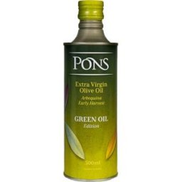 Clos Pons Aceite Verde Pons Edición Lata 50 cl - Aceite de Oliva Virgen Extra Premium de España