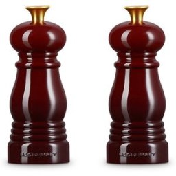 Le Creuset Mini juego de molinillos de sal y pimienta de 12,5 cm Garnet rojo oscuro