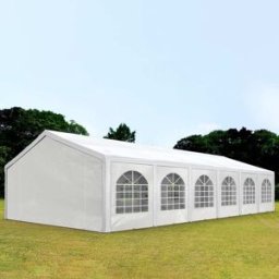 TOOLPORT 6x12 m Carpa para fiestas, PE 450, blanco - (91118)