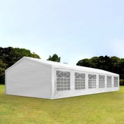 TOOLPORT 6x12 m Carpa para fiestas, PE 350, blanco - (90109)