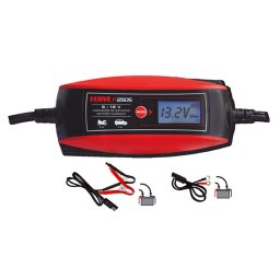 Cargador Ferve F-2505 para moto y coche 2A a 6V y 4A a 12V