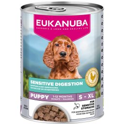 Eukanuba Special Care Puppy Sensitive Digestion - Pack % - 12 x 400 g