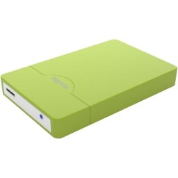 Approx APPHDD09GP Caja Externa para Disco Duro de 2.5'' SATA USB 2.0 Screwless Verde