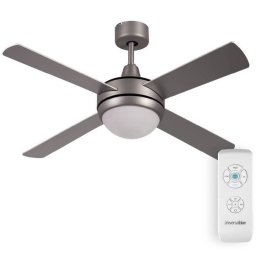 Universal Blue SIROCO 3052 X Ventilador de Techo con Luz y Mando 132cm Inox