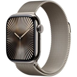 Apple Watch Series 10 GPS + Cellular 46mm Titanio Natural M/L Pulsómetro Monitor Sueño SOS
