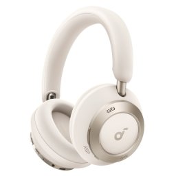 Soundcore Space One Pro Auriculares Inalámbricos con Cancelación de Ruido Activa Blanco Crema