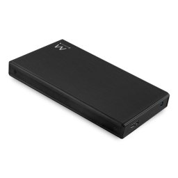 Carcasa externa 2.5″ USB 3.2 Gen1 Ewent EW7032 Aluminio Negro cable incluido compacta