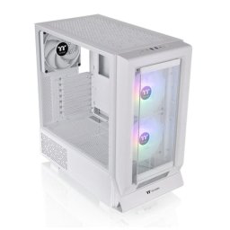 Caja Thermaltake Midi Tower Blanca SPCC RGB Vidrio Templado ATX/EATX USB-C