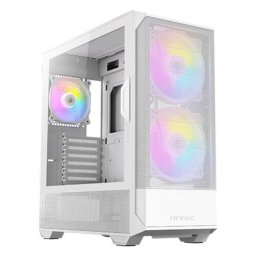 Torre Gaming Antec NX416L White ATX Ventana Vidrio Templado RGB USB-C Blanca