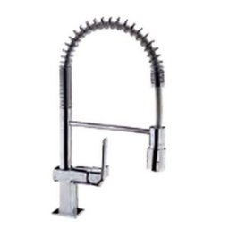Grifo de cocina Teka MY Compact monomando caño alto giratorio 360º extraíble
