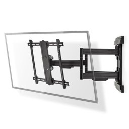 Nedis TVWM6551BK Soporte TV Pared 37 a 80" VESA 200x100 a 600x400 Máx 70kg