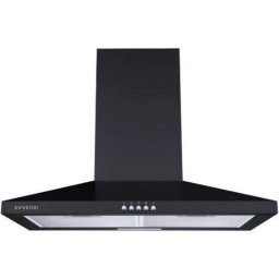 Campana extractora Infiniton CMPP-64NBH negra 60cm 400m3/h 3 niveles LED filtros aluminio