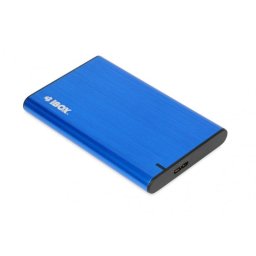 Carcasa HDD/SSD iBox HD-05 2.5" SATA III Aluminio Azul Micro-USB B UASP