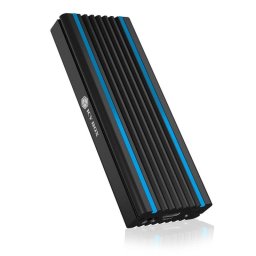 Caja SSD Externa ICY BOX IB-1824ML-C31 M.2 Aluminio Negro USB-C RGB