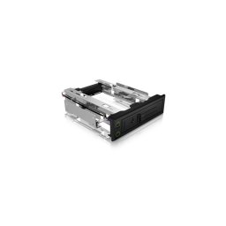 Caja discos duros ICY BOX IB-166SSK-B 3.5 pulgadas Aluminio Negro Hot-swap Compatible SAS y SATA