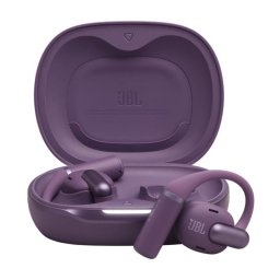 Auriculares JBL Sense Pro inalámbricos Bluetooth con cancelación de ruido, controles táctiles y resistencia IP54, color púrpura