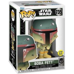 Figura de Vinilo Funko Pop! Star Wars Boba Fett Brilla en la Oscuridad