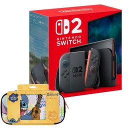 Nintendo Switch 2 7.9" FullHD HDR 120Hz 256GB Azul/Rojo + Bolsa Transporte Blade Stitch Guitarra
